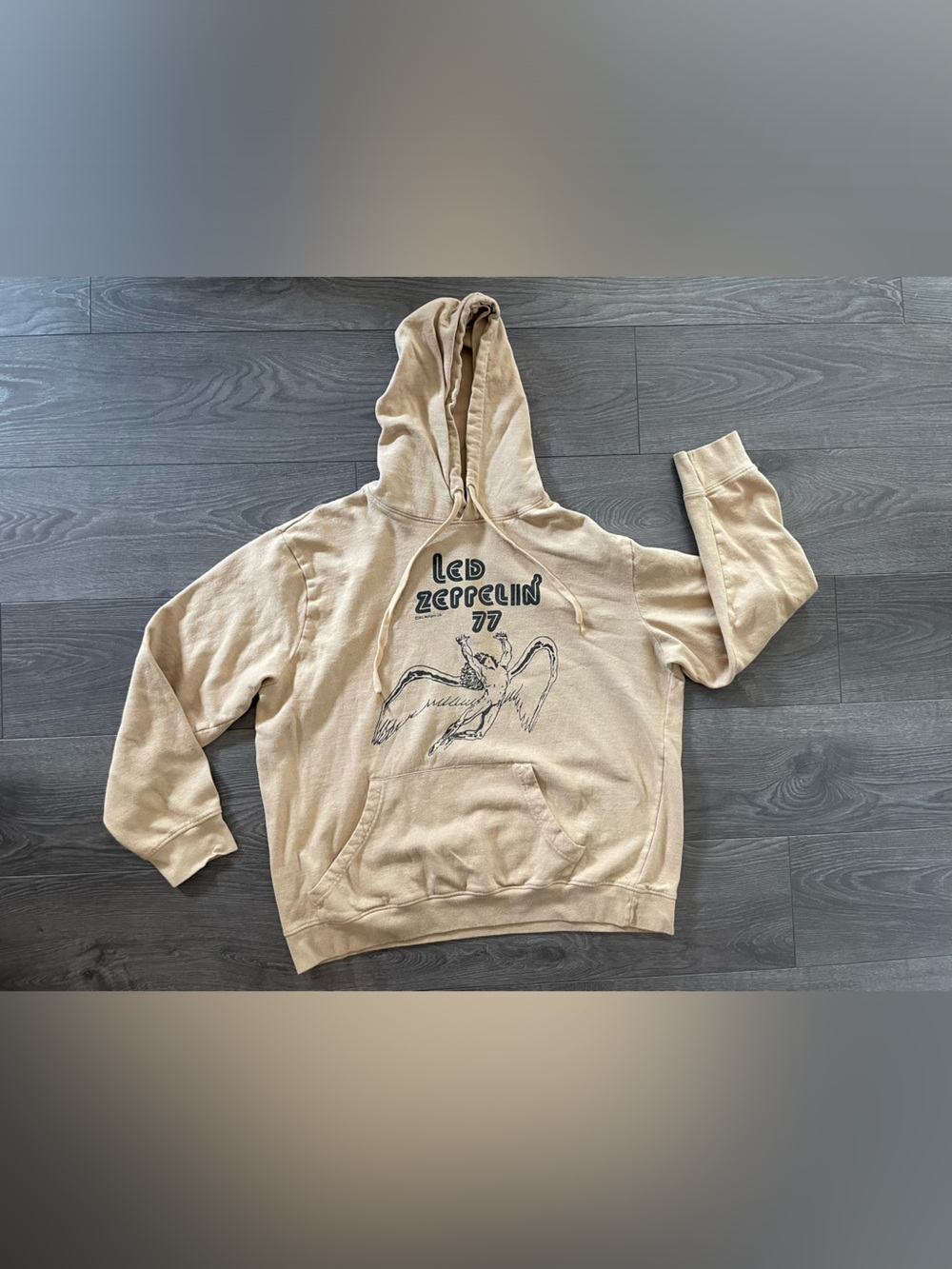 2/$25 Led Zeppelin 1977 United States of America Tour Icarus Hoodie is a license